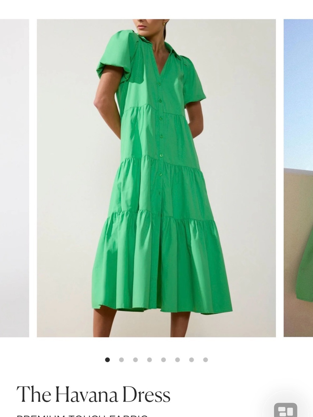 BROCHU WALKER The Havana MIDI TIERED Dress SIZE XS
